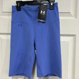 Under Armour UA Women's S Small Motion 8-in. Bike Shorts Blue NWT